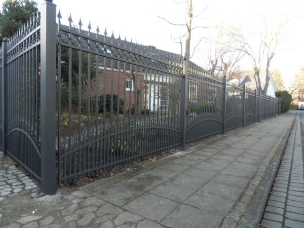Aussen Garten Barock Rokoko Zaun Klassisch GelÃ¤nder Zaun Schmiedeeisen 1lfm 413
