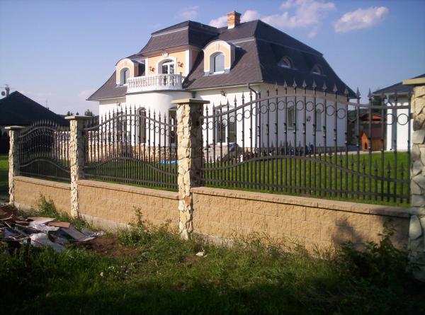 Railing Zaun GelÃ¤nder Schmiedeeisen Handarbeit Klassische ZÃ¤une Garten M195 Neu