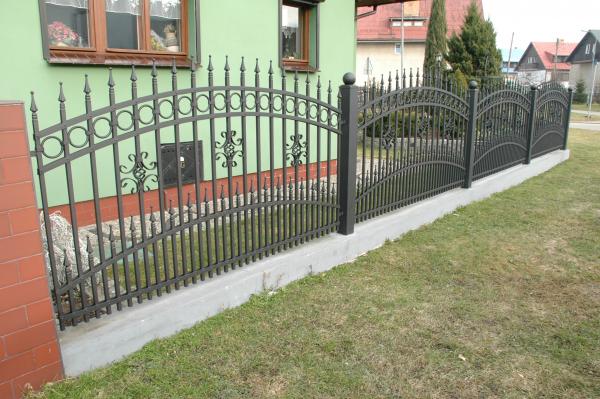 Zaun Garten Klassische Schmiedeeisen Handgefertigt nach MaÃ GelÃ¤nder M229 1lfm