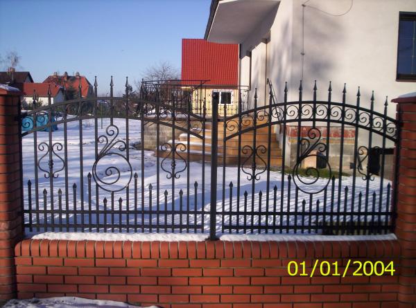 Zaun Garten Klassische Schmiedeeisen Handgefertigt nach MaÃ GelÃ¤nder M226 1lfm