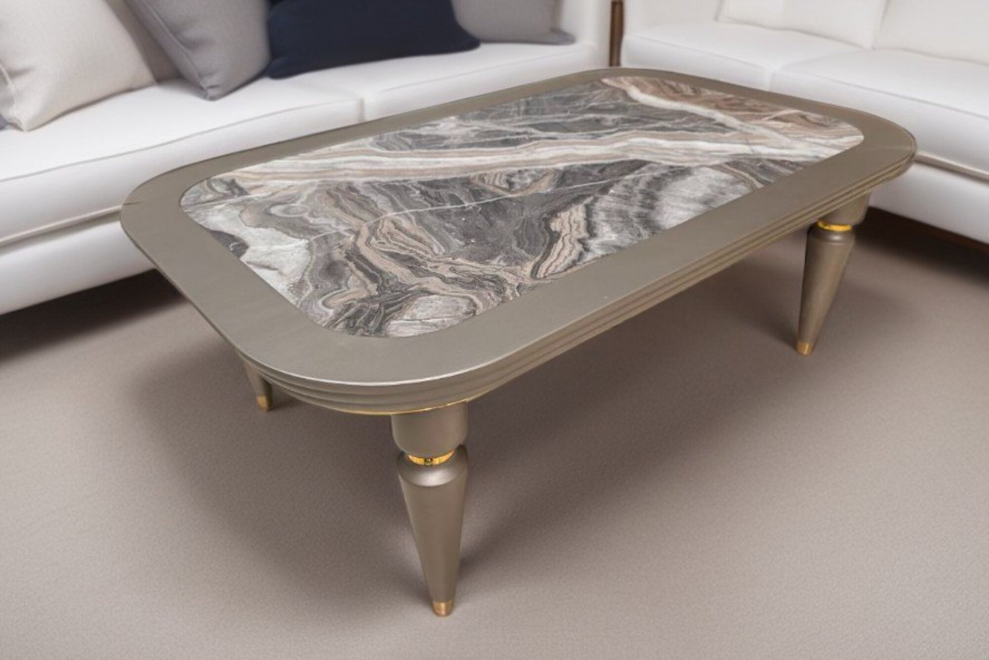 Klassischer luxuriÃ¶ser Couchtisch Designertisch Beistelltische Sofort