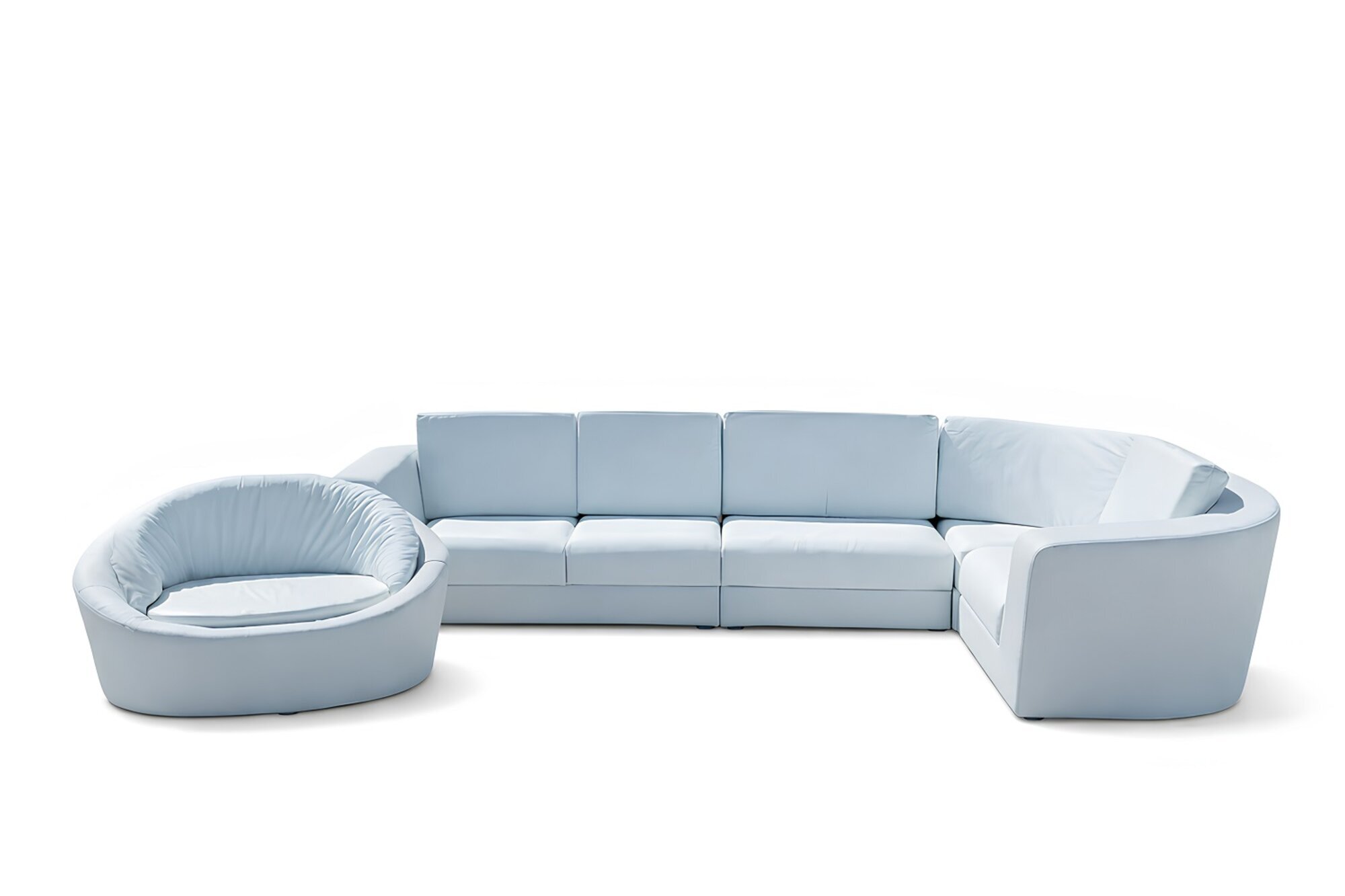 L Form Ecksofa + Sessel Couchgarnituren WeiÃ Polster Sitz Couchen 2 tlg. Sofort