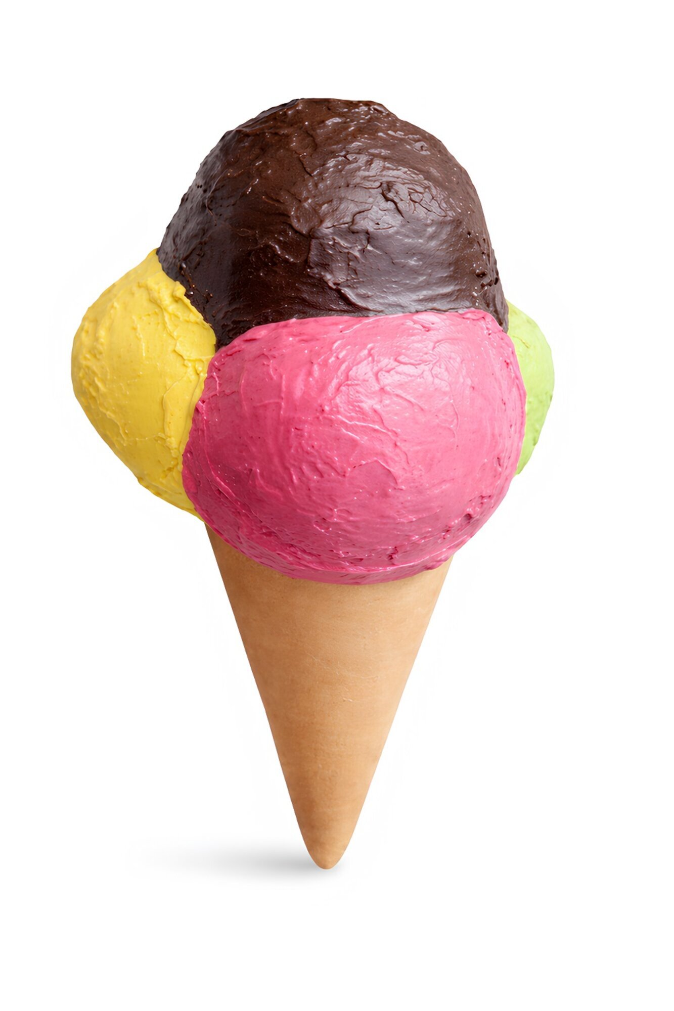 Skulptur Hornskulptur fÃ¼r den Garten Modern Eiscreme Vielfarbig Sofort