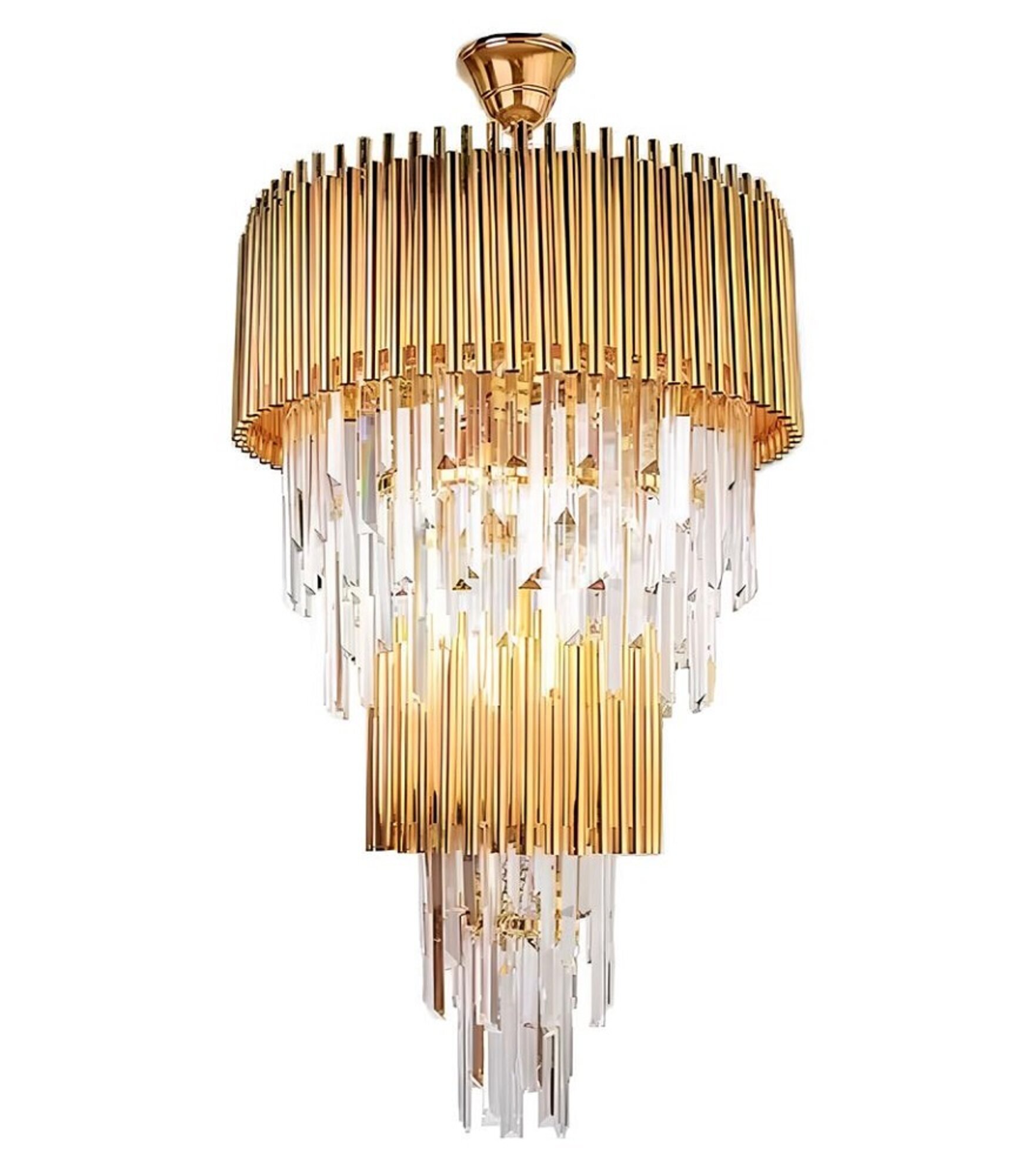 Luxus Kronleuchter Deckenleuchter Gold Deckenlampe LÃ¼ster Kristall XXL Sofort