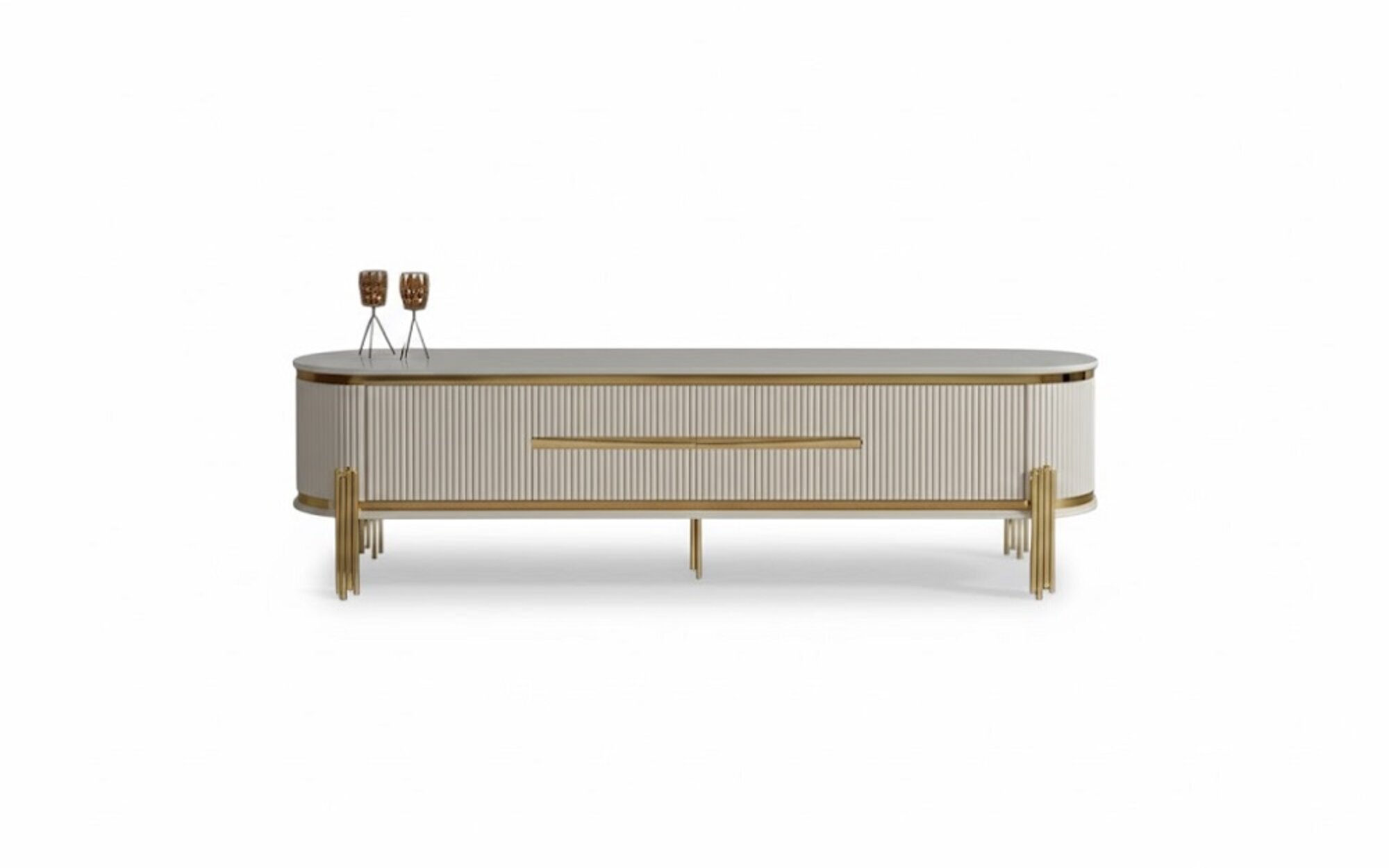 TV StÃ¤nder RTV Lowboard WeiÃ Tisch Holz Modern Wohnzimmer Sideboard Sofort
