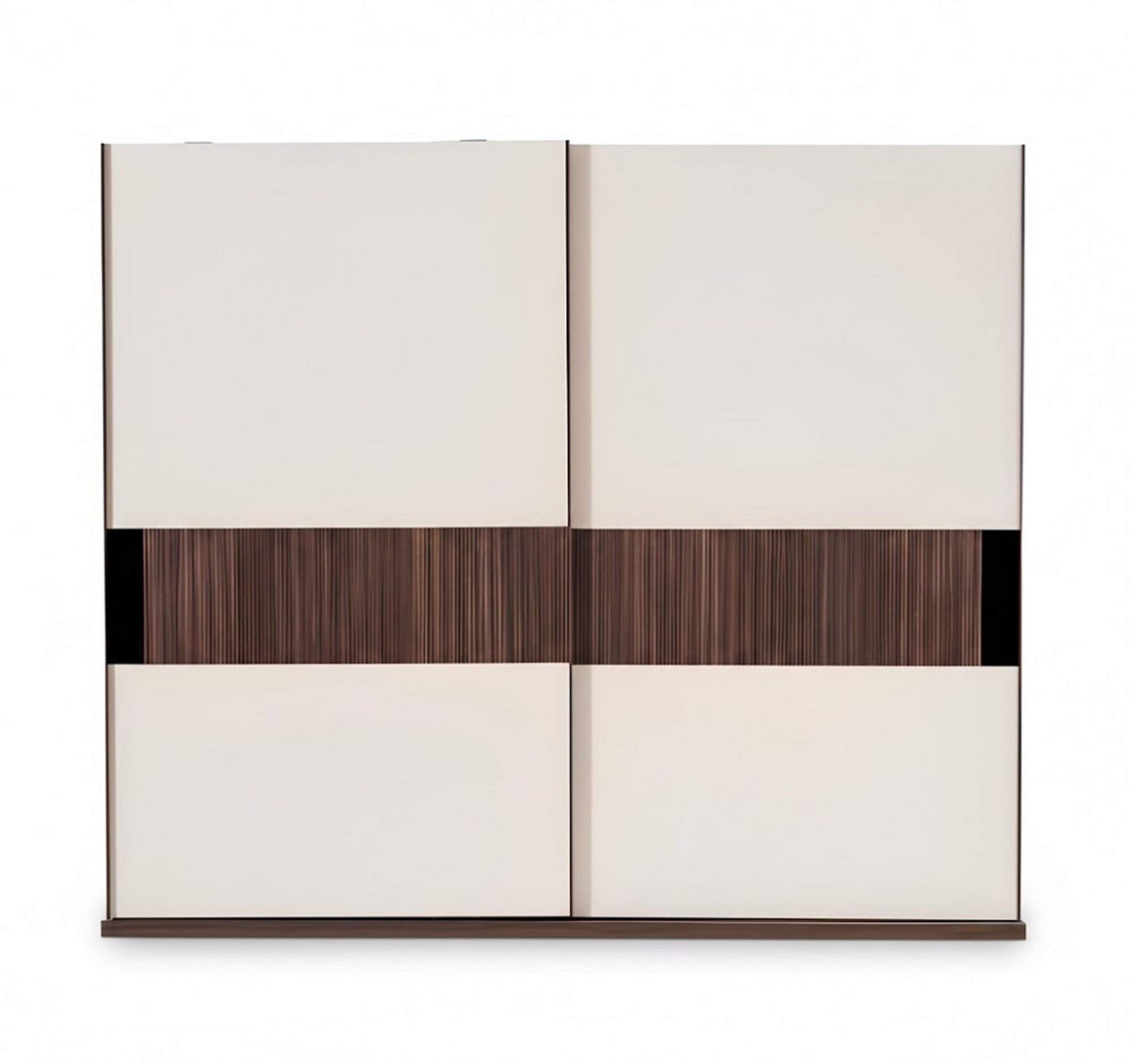 Luxus Kleiderschrank mit SchwebetÃ¼ren Holz Beige Sofort