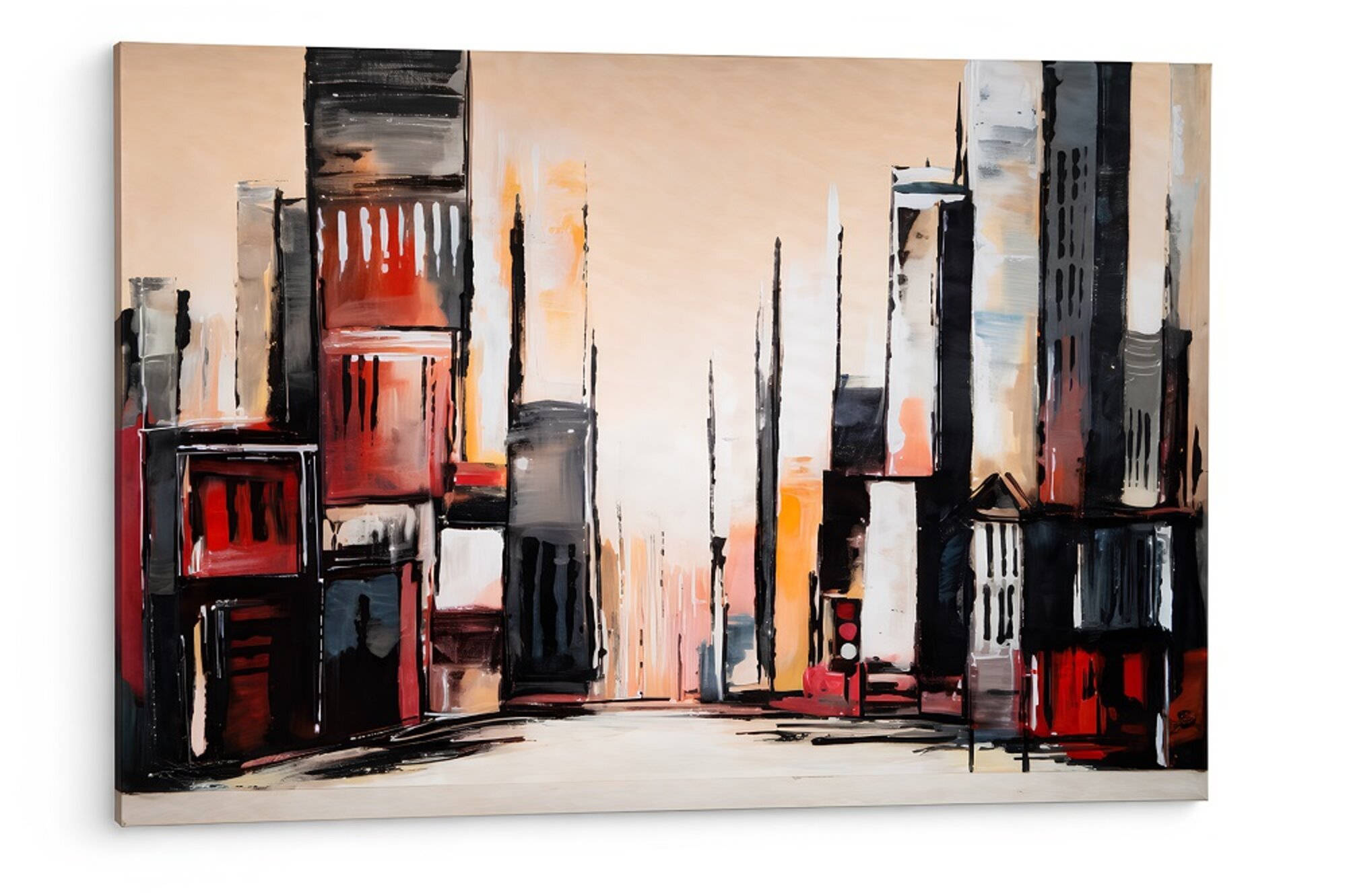 Modern Abstrakt GemÃ¤lde Ãlbild Bild Leinwand 50 x 70 cm Sofort