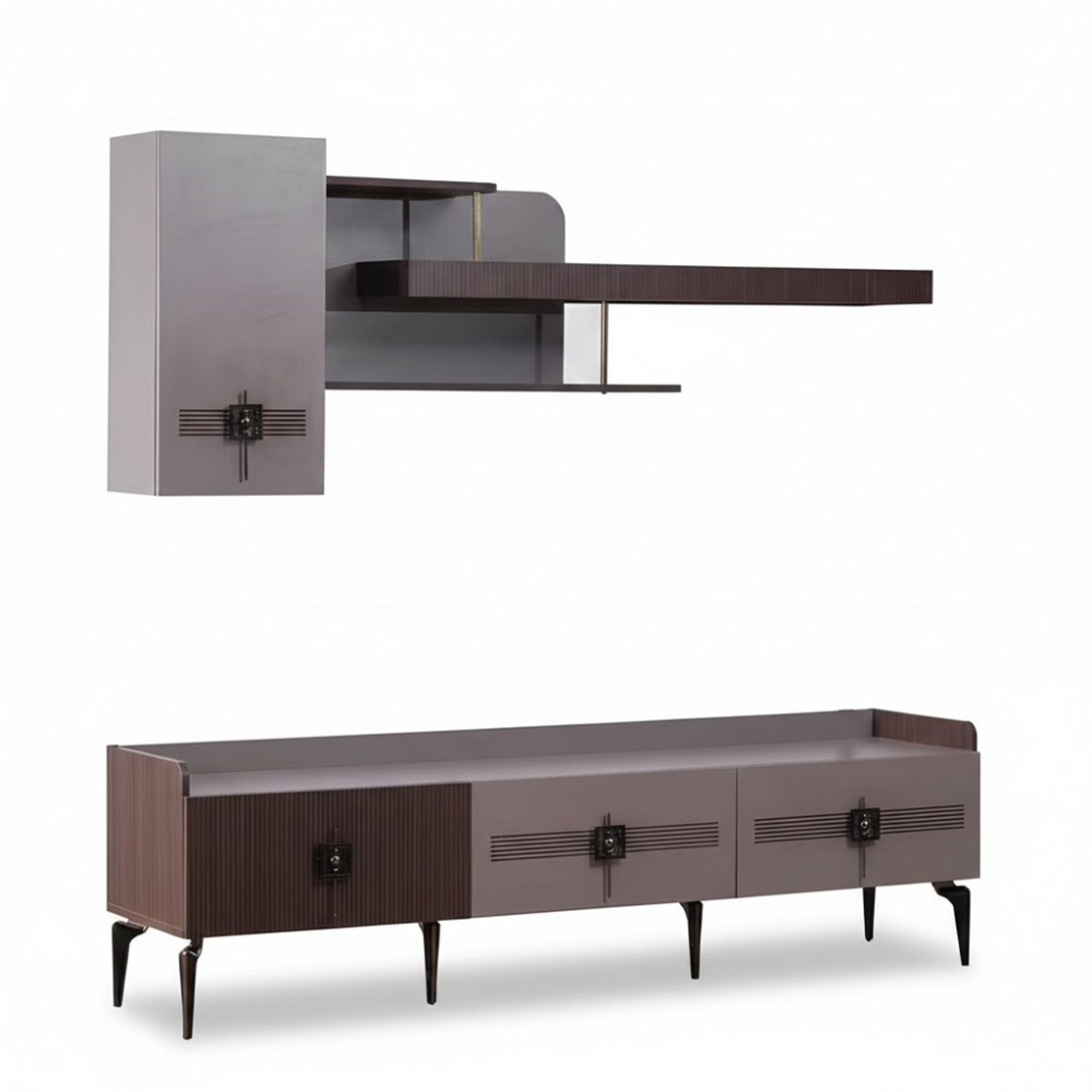 Sideboard tv Lowboard rtv Unit Tisch Wohnzimmerschrank Holz MÃ¶bel Sofort