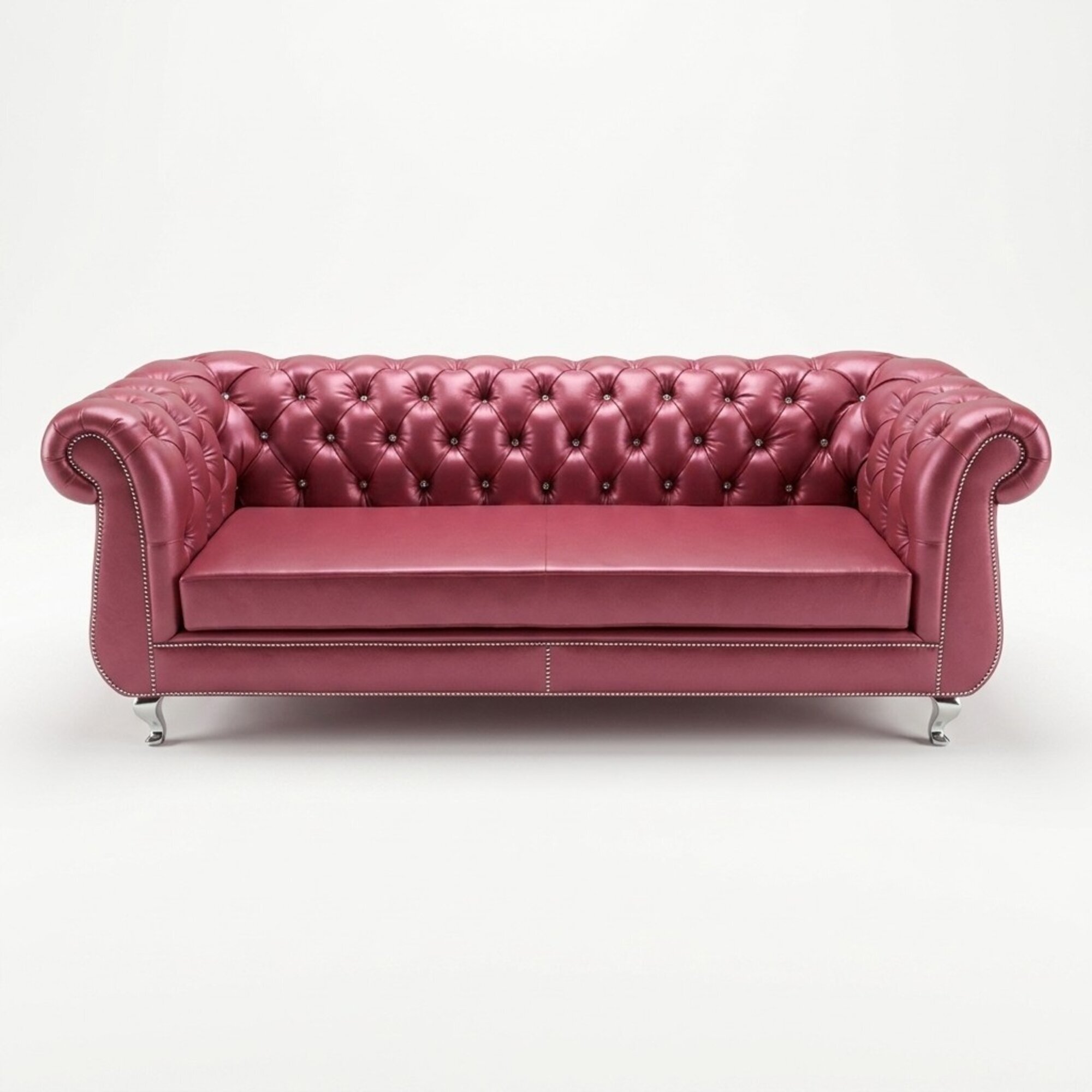 Sofa Chesterfield 4 Sitzer Luxus Sofas Ledersofa Wohnzimmer Couch
