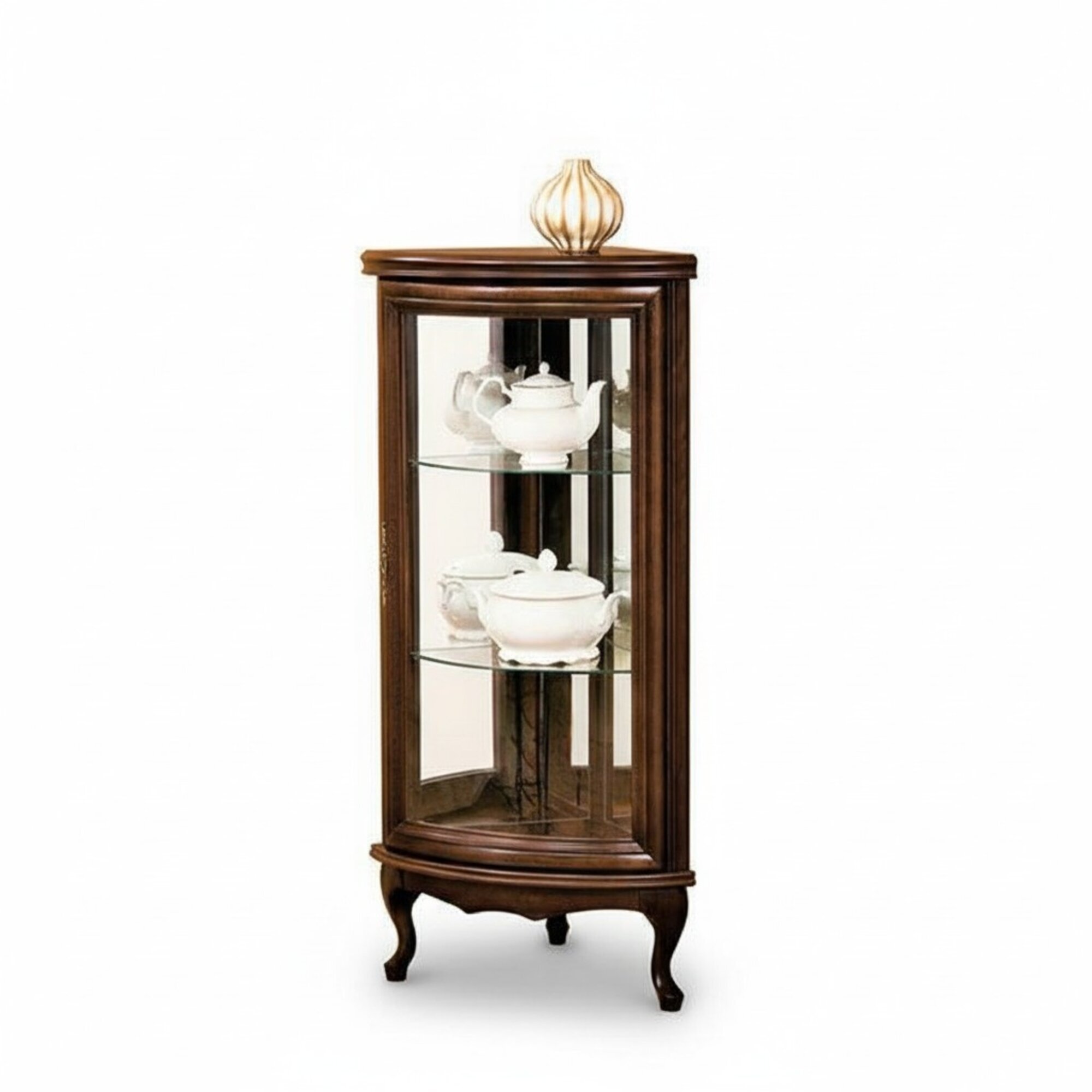 Klassische Vitrine Schrank Italienische MÃ¶bel Vitrinenschrank Vitrinen W-W-NM