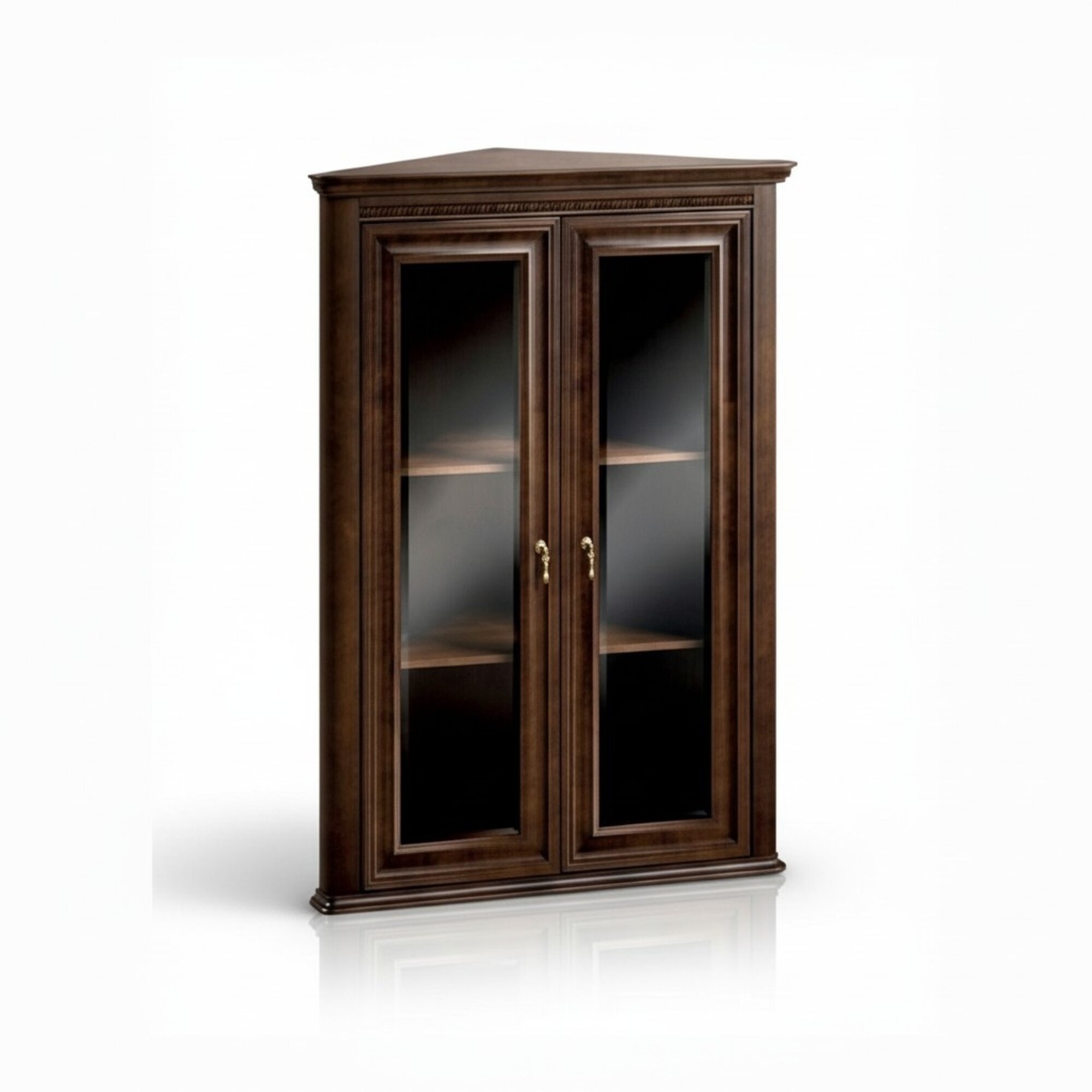 Klassische Vitrine Vitrinenschrank Vitrinen - Model V-WN Vitrine
