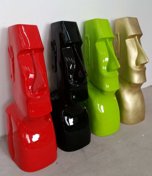 Designer Dekoration Abstrakte Moai Skulptur Figuren Statuen Moderne