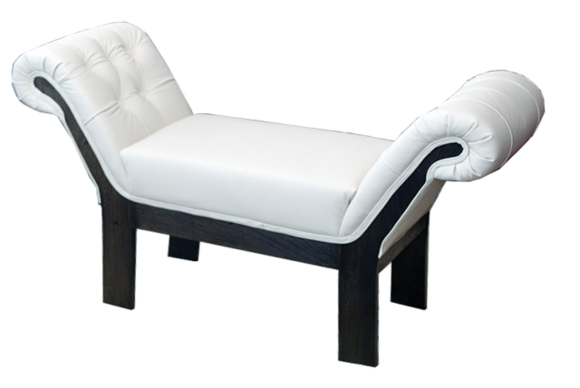 Modern Chesterfield Hocker Chaise Ottomane Relax Leder Polster FuÃhocker