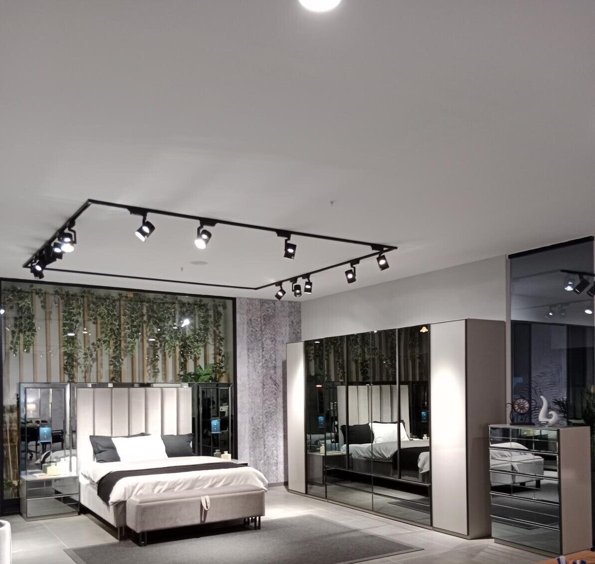 Luxus Schlafzimmer Set Komplettes Zimmer MÃ¶bel Bett Nachttisch Schrank Bank Neu