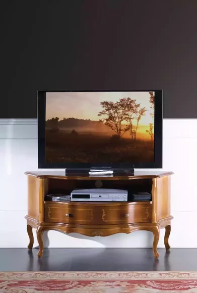 Klassischer Luxus Sideboard Designer TV-StÃ¤nder Schubladen Braunes Holz