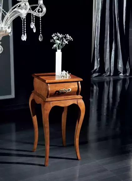 Klassischer Brauner Exklusiver Beistelltisch Holz Wohnzimmer MÃ¶bel