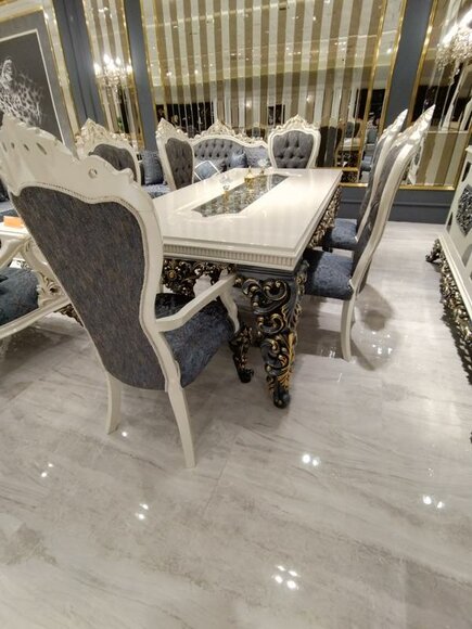 Elegantes Esszimmer Esstisch LuxuriÃ¶ses Tisch GlamourÃ¶ses Esstisch