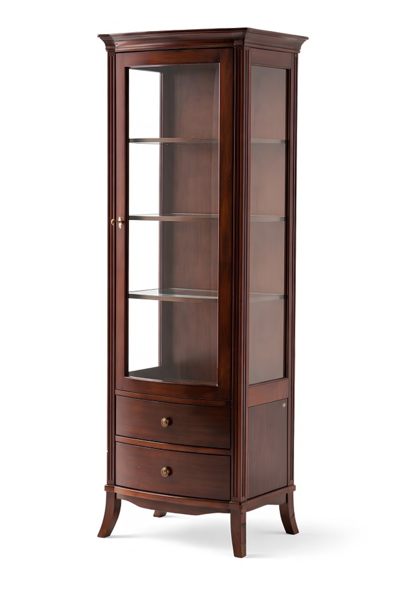 Vitrine Glasschrank Regal BÃ¼cherschrank Schrank Wohnwand MÃ¶bel Regale Wohnzimmer Sofort