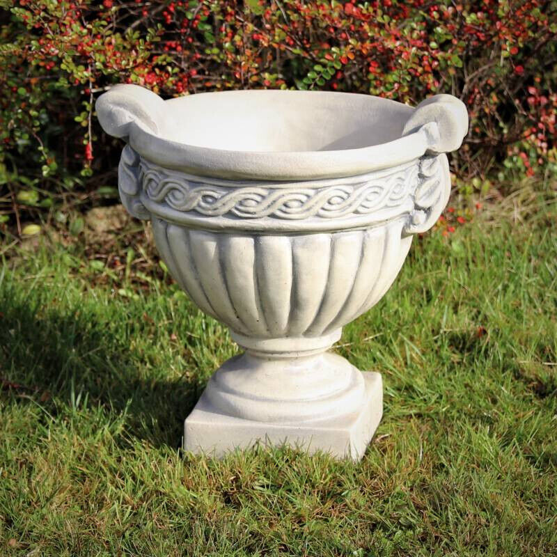 Massiver PflanzgefÃ¤Ã Blumenkasten Pflanztrog Blumentopf aus Steinguss 2006