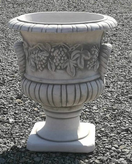 Massiver PflanzgefÃ¤Ã Blumenkasten Antik Pflanztrog Blumentopf aus Steinguss