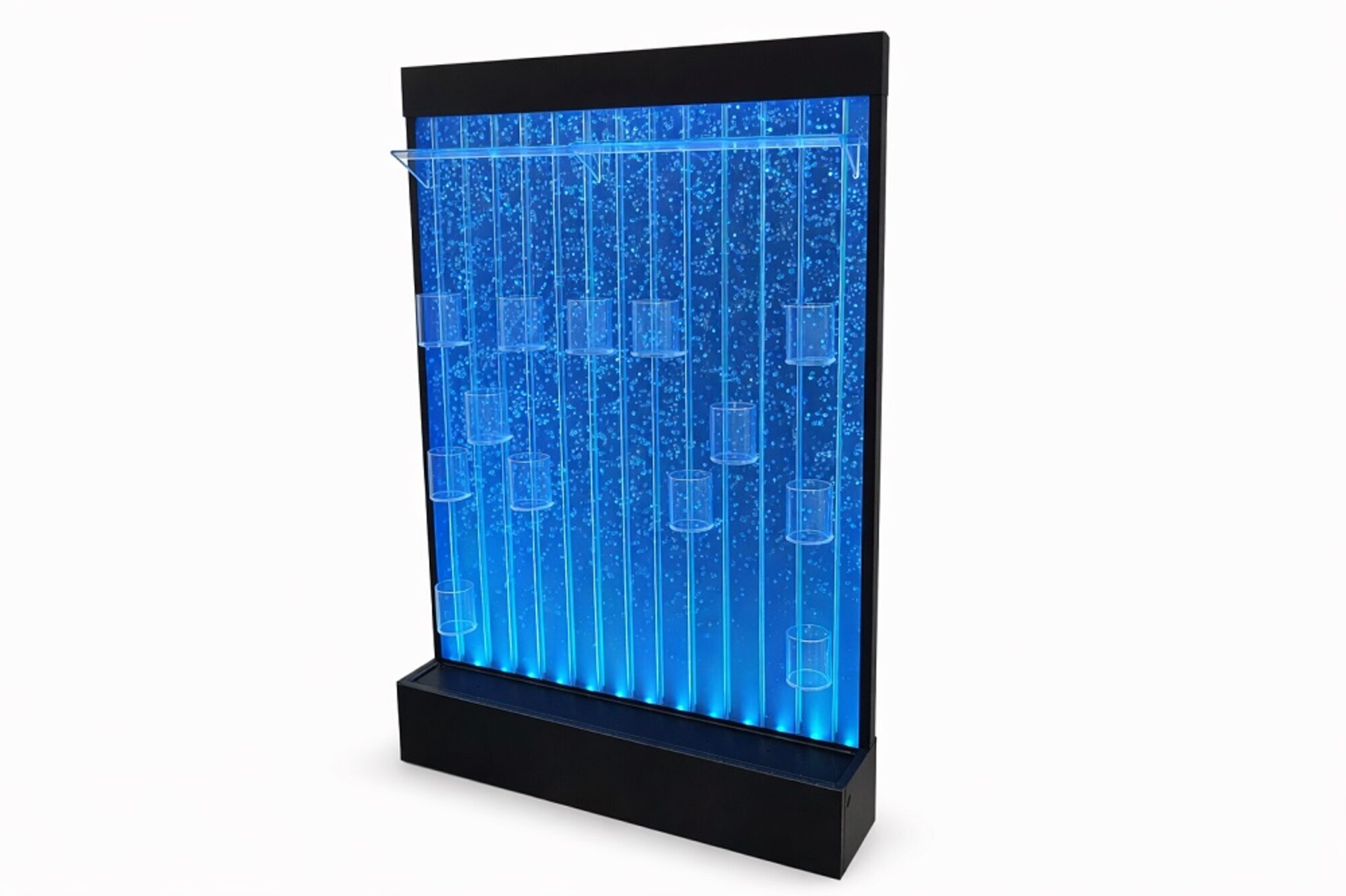 Led Wasser Wand Bar Regal WassersÃ¤ulen Flaschen Regale Beleuchtet Sofort