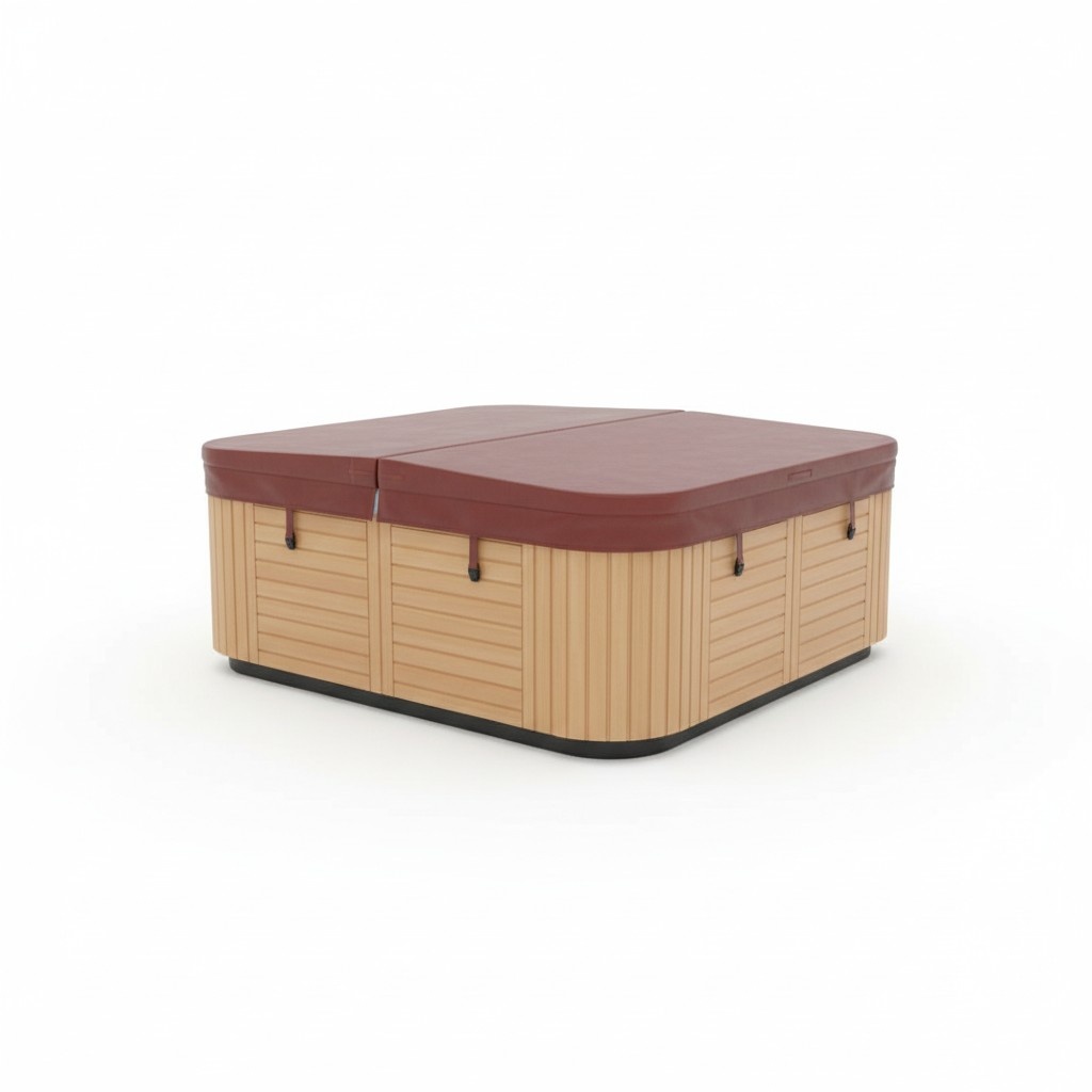 Abdeckhaube wetterfeste Isolierabdeckung fÃ¼r Outdoor-Whirlpool 200x200 cm