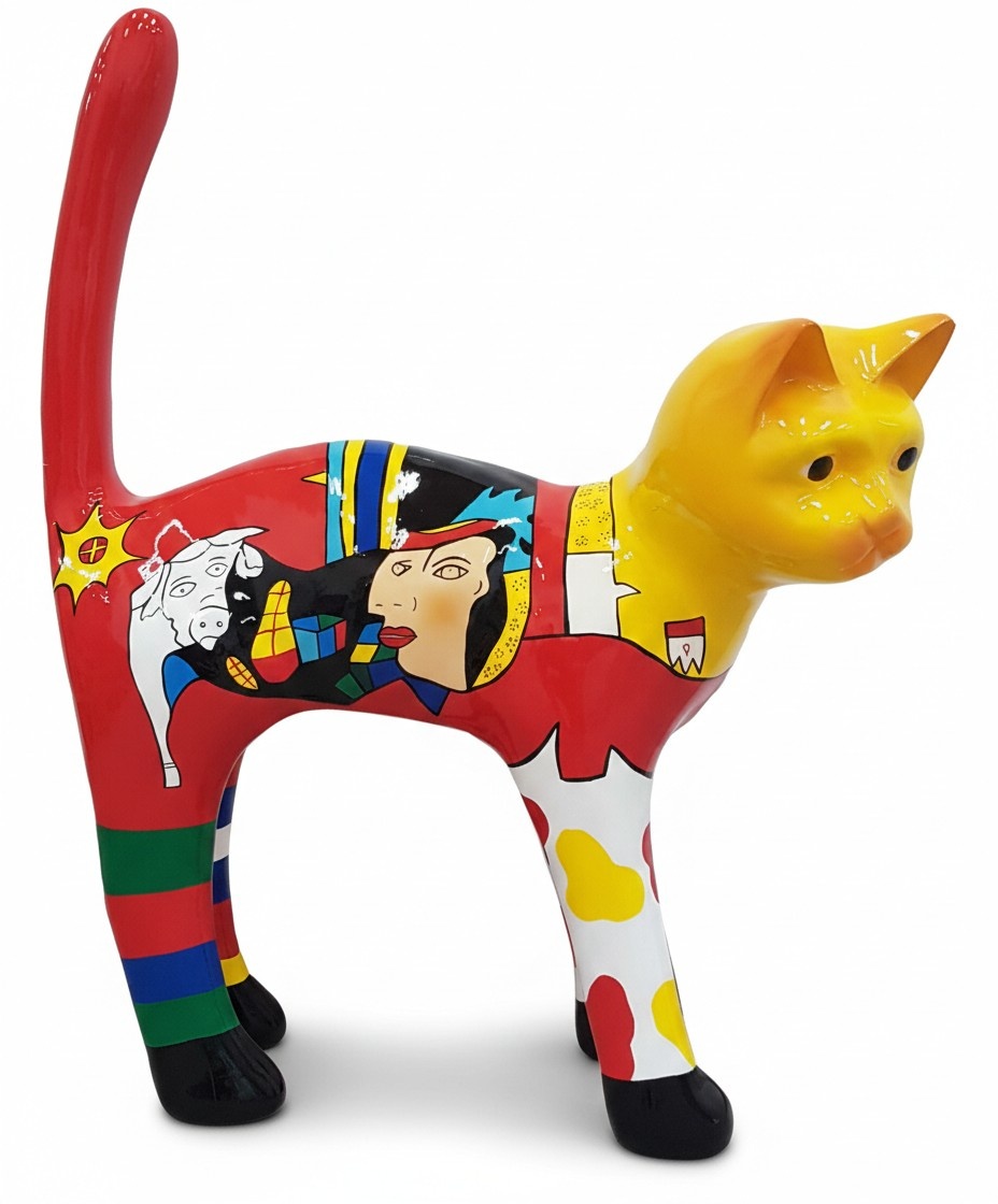 Abstrakte Deko Figur Statue Skulptur 110cm Design Statuen Skulpturen