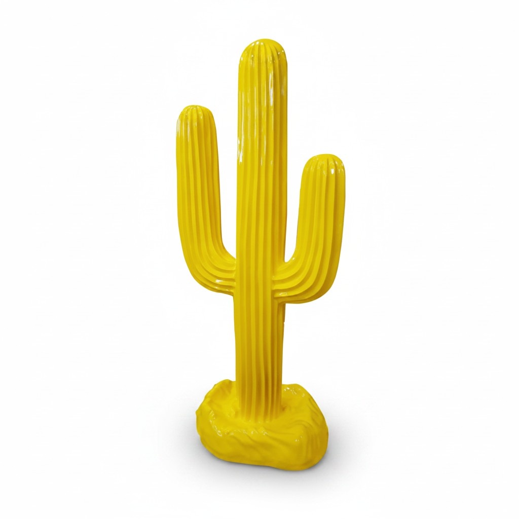 Abstrakte Figur Kaktus Statue Pflanze Skulptur Deko Garten Design