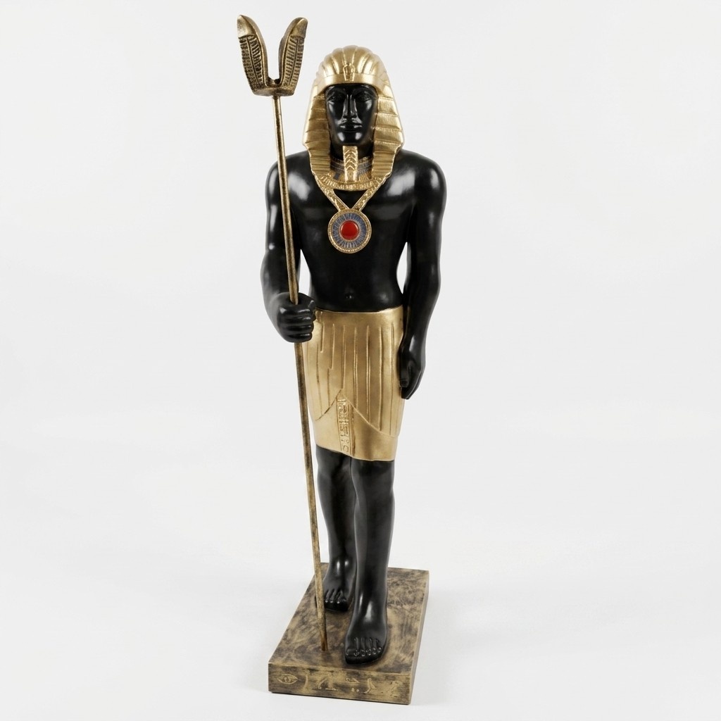 Ãgyptischer Pharao Figuren Statue Figur WÃ¤chter Statuen Skulpturen Dekoration