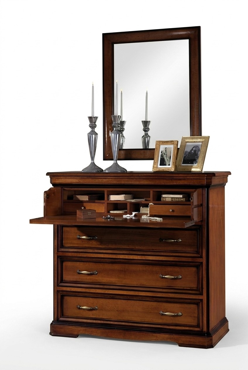 Anrichte holz Schubladenschrank Kommode mit 3 Schubladen Sideboard SchrÃ¤nke