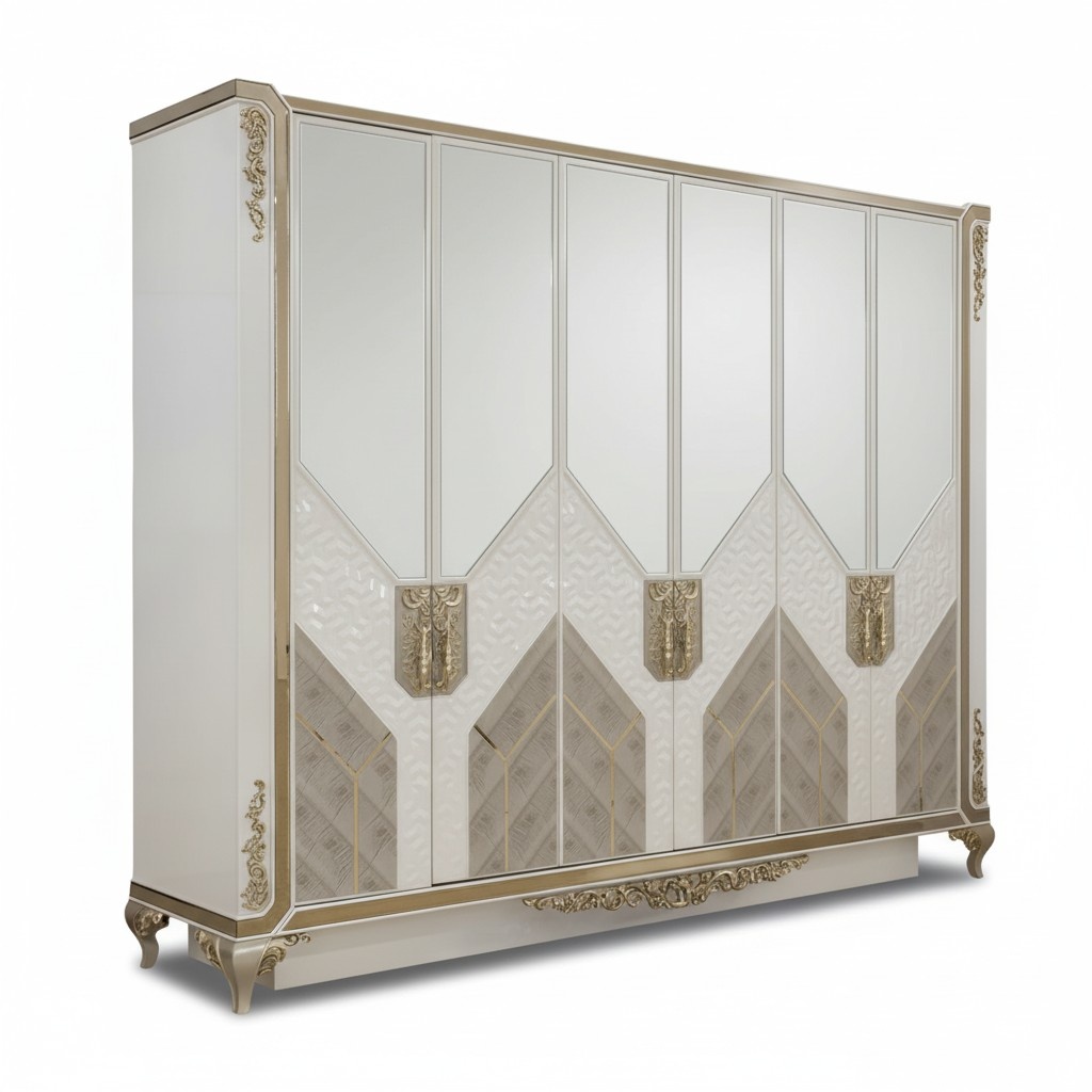 Antiker Stil Kleiderschrank Klassischer Schrank Schlafzimmer SchrÃ¤nke 276cm