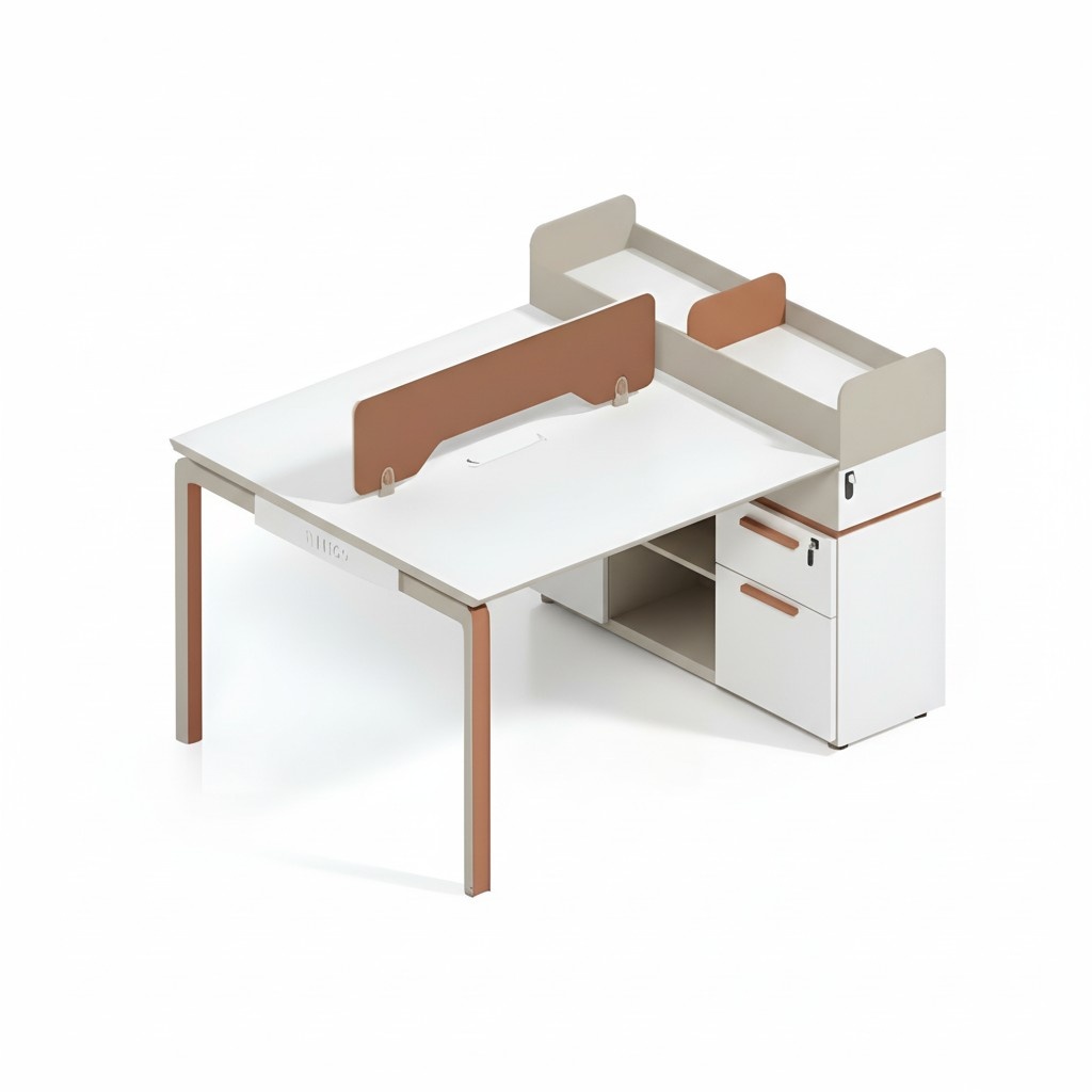 Arbeitstisch Designer Schreibtisch fÃ¼r 2 Personen Edle Holztische BÃ¼rotische