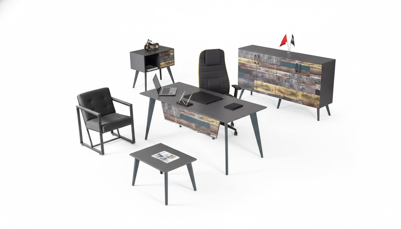 Arbeitszimmer Set Komplette BÃ¼romÃ¶bel Schreibtisch BÃ¼roschrank Luxus