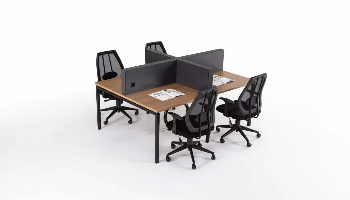 ArbeitszimmermÃ¶bel Schreibtischgarnitur Office MÃ¶bel BÃ¼rotisch Tisch Holz