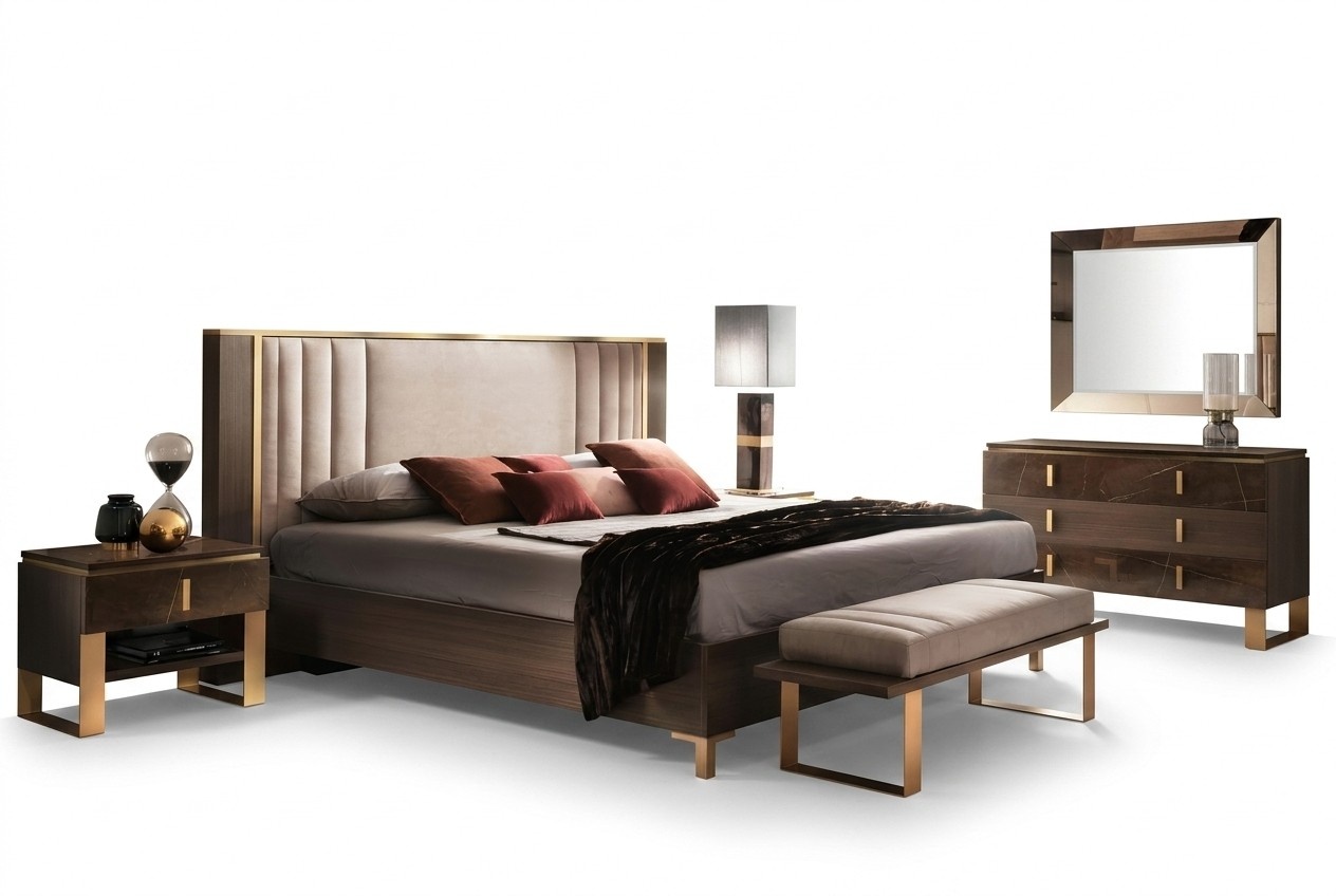 Arredo classic MÃ¶bel 3tlg. Garnitur Italienisches Schlafzimmer Nachttische