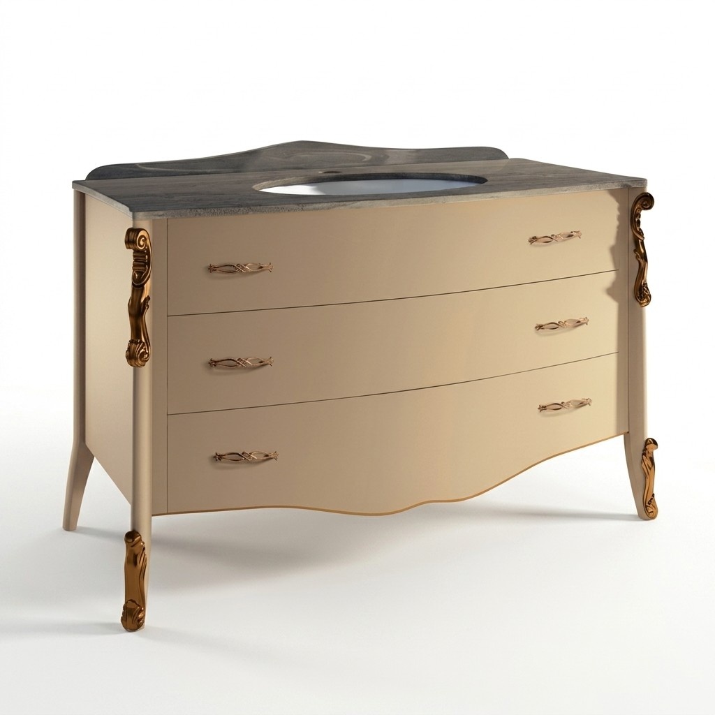 BadmÃ¶bel Unterschrank Waschtisch Waschbecken 122cm Schrank BadezimmermÃ¶bel Bad