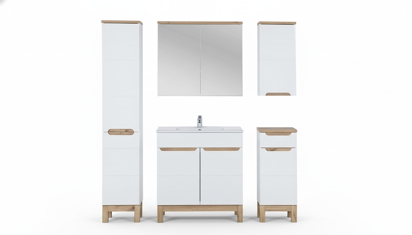 BadmÃ¶belset Badezimmer Waschbecken BadmÃ¶bel Set 5tlg. Zimmer