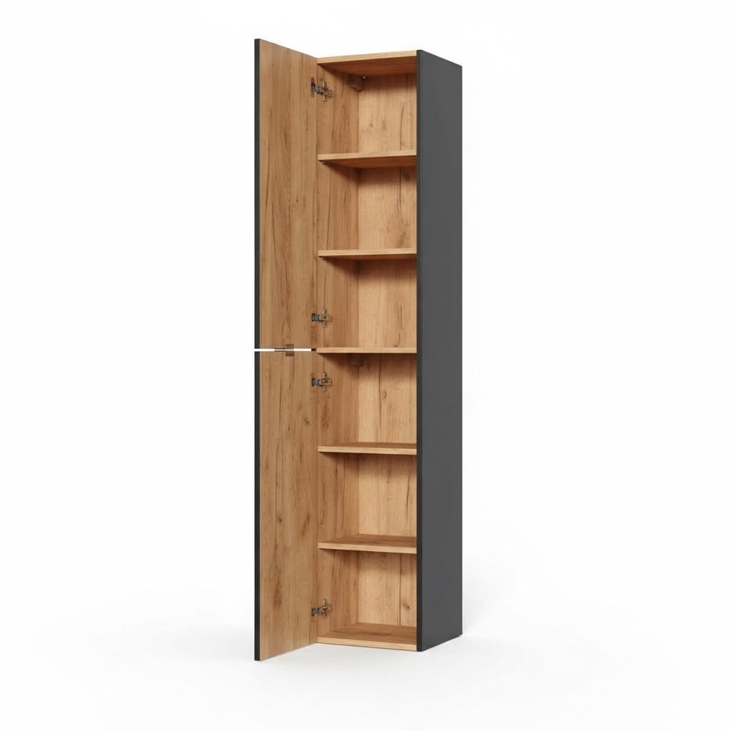 Badschrank Badezimmer Hochschrank Regal BadmÃ¶bel Dekorative Regale Bad