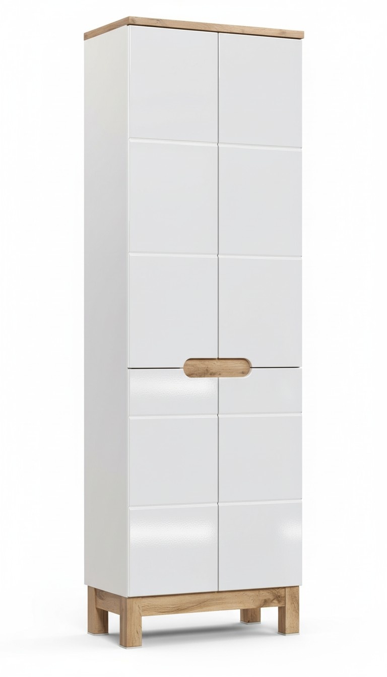 Badschrank Hochschrank Schrank Aufbewahrung Badezimmer WeiÃ Bad