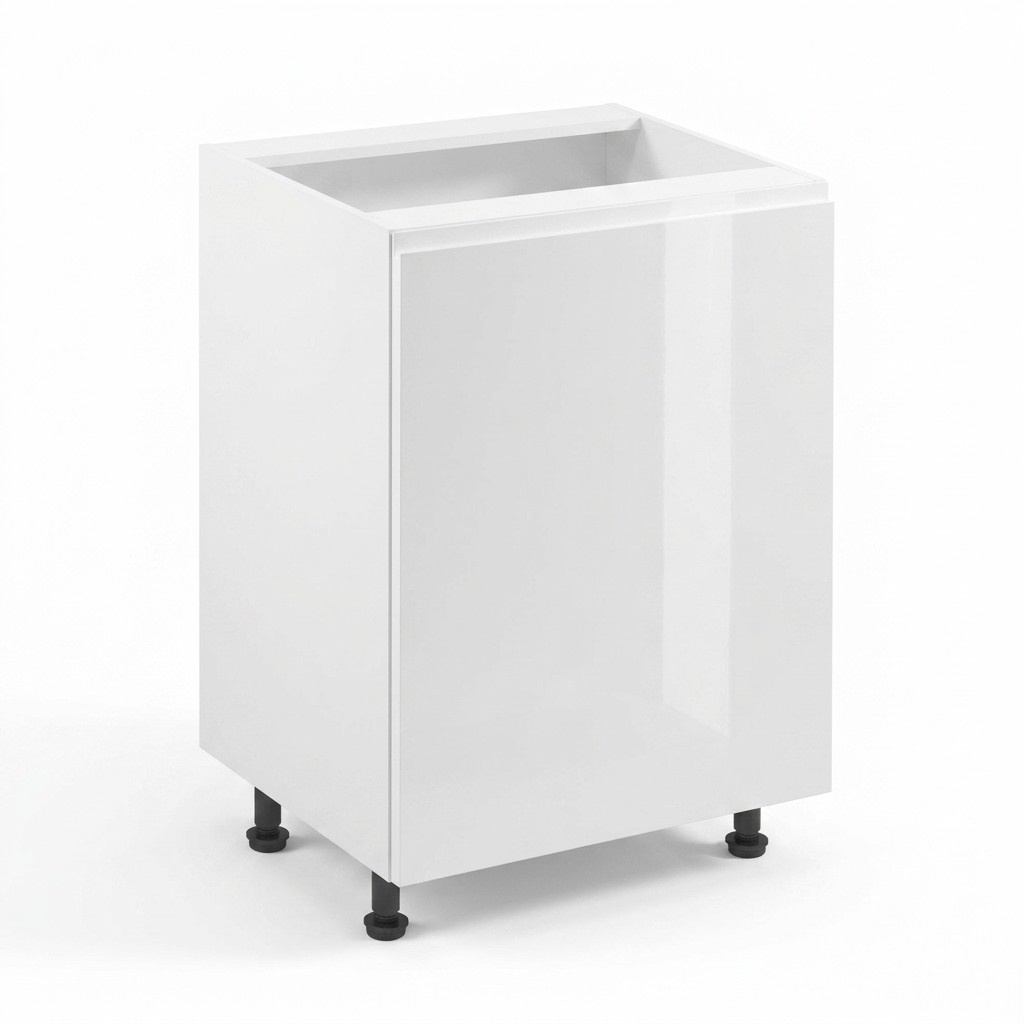 Basis-Unterschrank Standunterschrank KÃ¼chenschrank Mittelboden Hochglanz