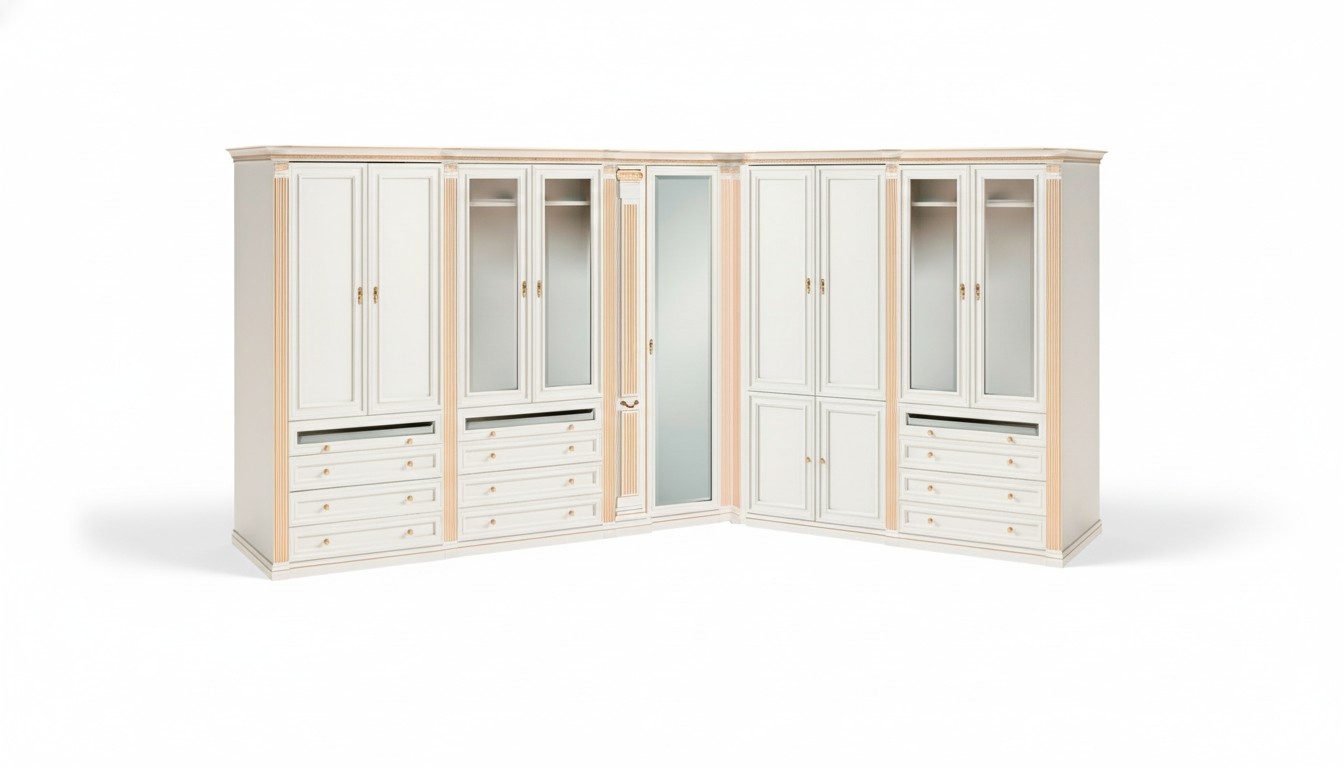 Begehbarer Moderner Kleiderschrank Designer Holz EckschrÃ¤nke Holz MÃ¶bel