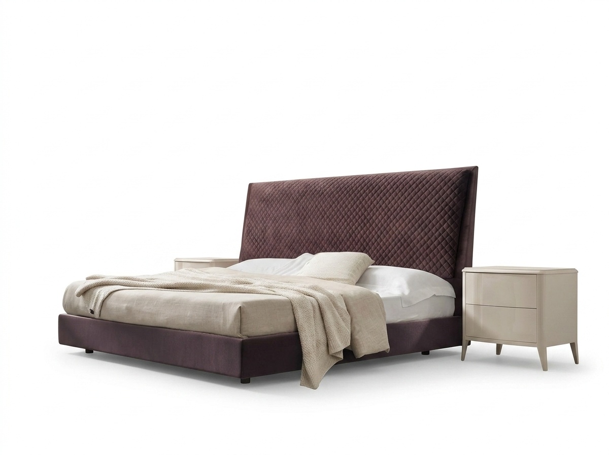 Bett + 2x Nachttisch 3 tlg. Schlafzimmer Set Design Modern Luxus Italy MÃ¶bel neu