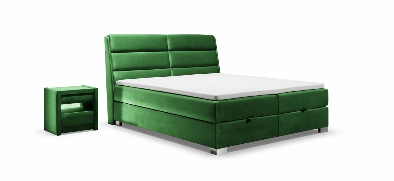 Bett 2x Nachttisch 3 tlg. Schlafzimmer Luxus Set Design MÃ¶bel Modern Betten Neu