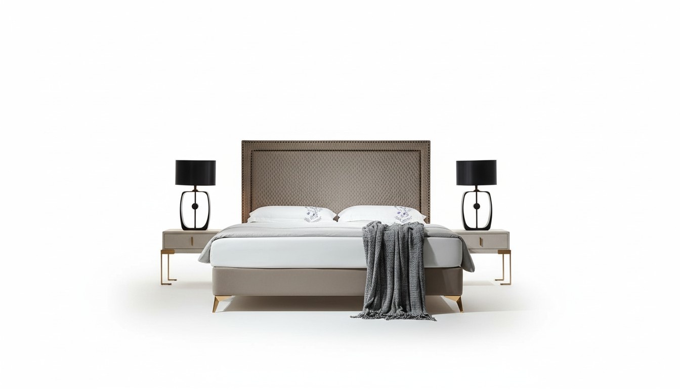 Bett 3tlg. Schlafzimmer Set Design Luxus Schlafzimmer Hotel MÃ¶bel 2x Nachttisch