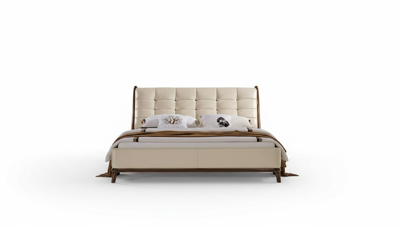 Bett Chesterfield MÃ¶bel Schlafzimmer Doppelbett Luxus Betten 180x200 Leder Neu