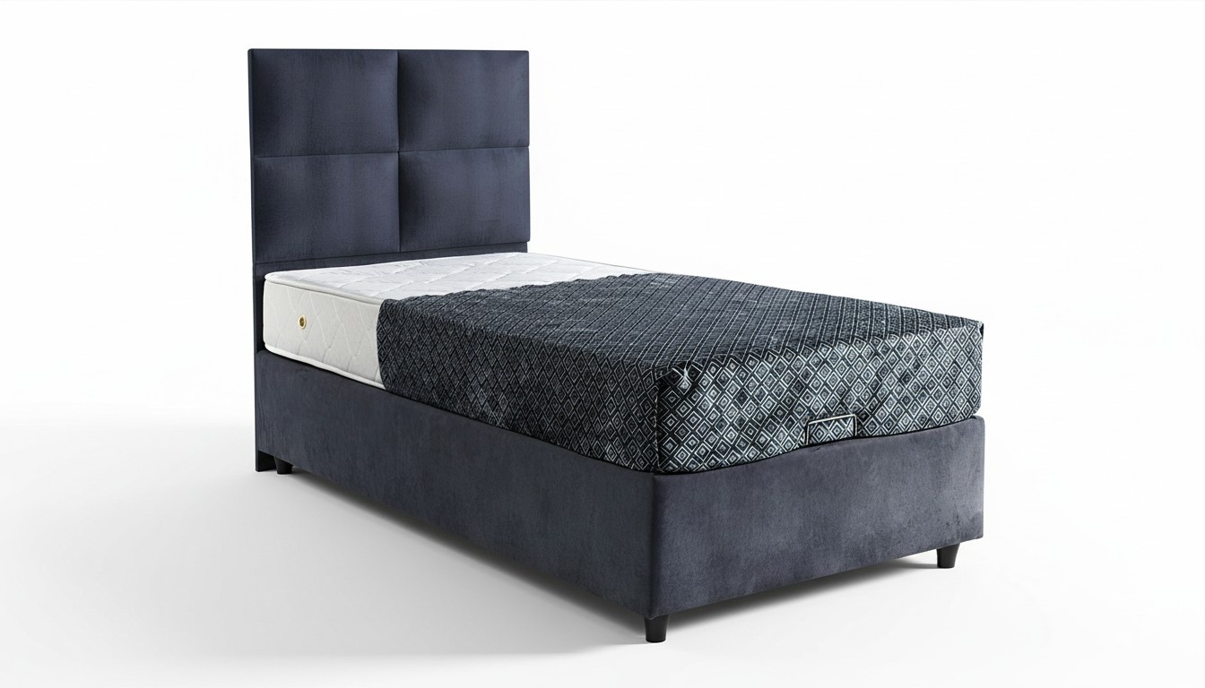 Bett Design Betten Luxus Stoff Polster Schlafzimmer MÃ¶bel 90x190 Modern