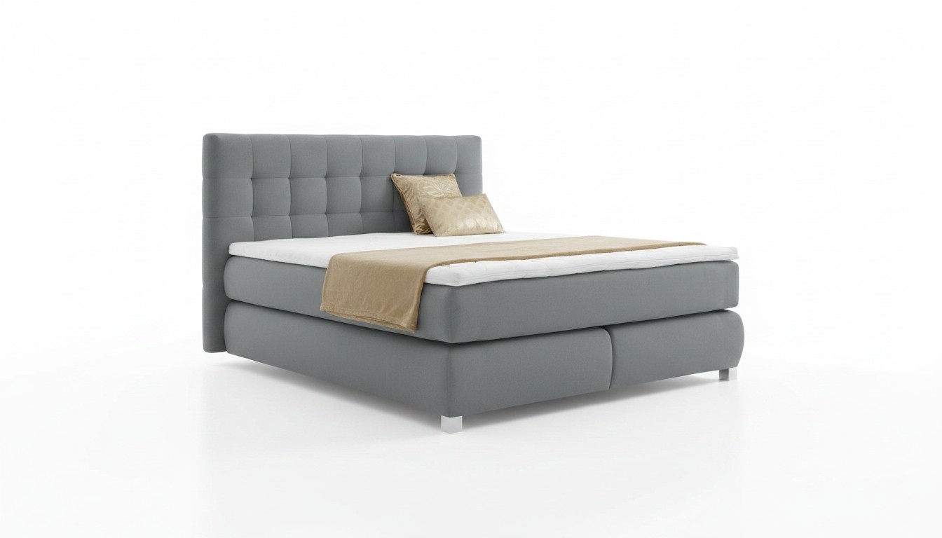 Bett Luxus Schlafzimmer Polster Design Stoff Betten Textil 160x200 Modern Neu