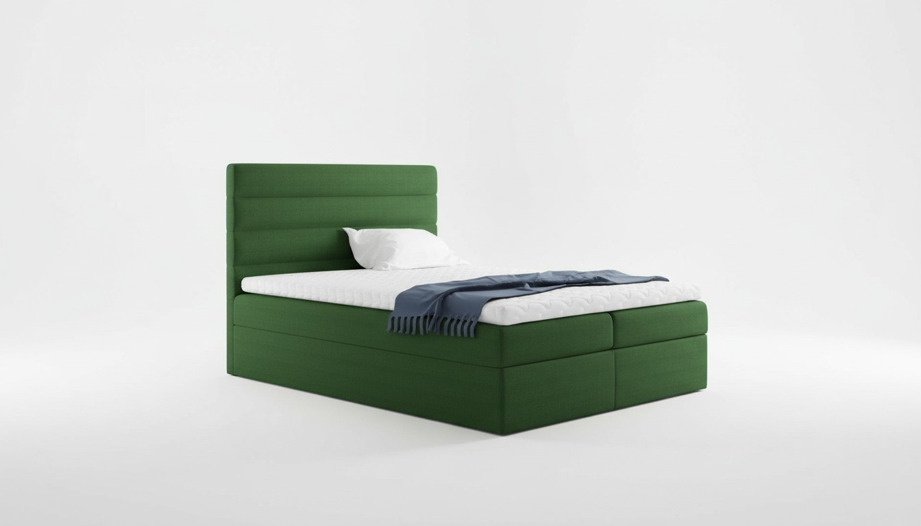 Bett mit Bettkasten Ehebett Betten GrÃ¼n Polsterbett Boxspringbett Doppelbett Neu