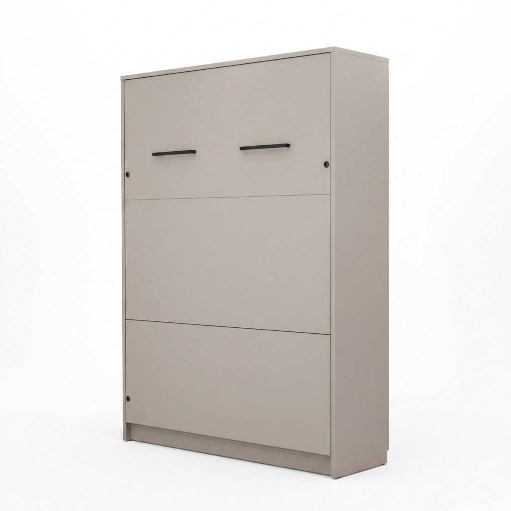 Bett mit Schreibtisch Grau Schlafzimmer Elegantes Design Modern MÃ¶bel Luxus Neu