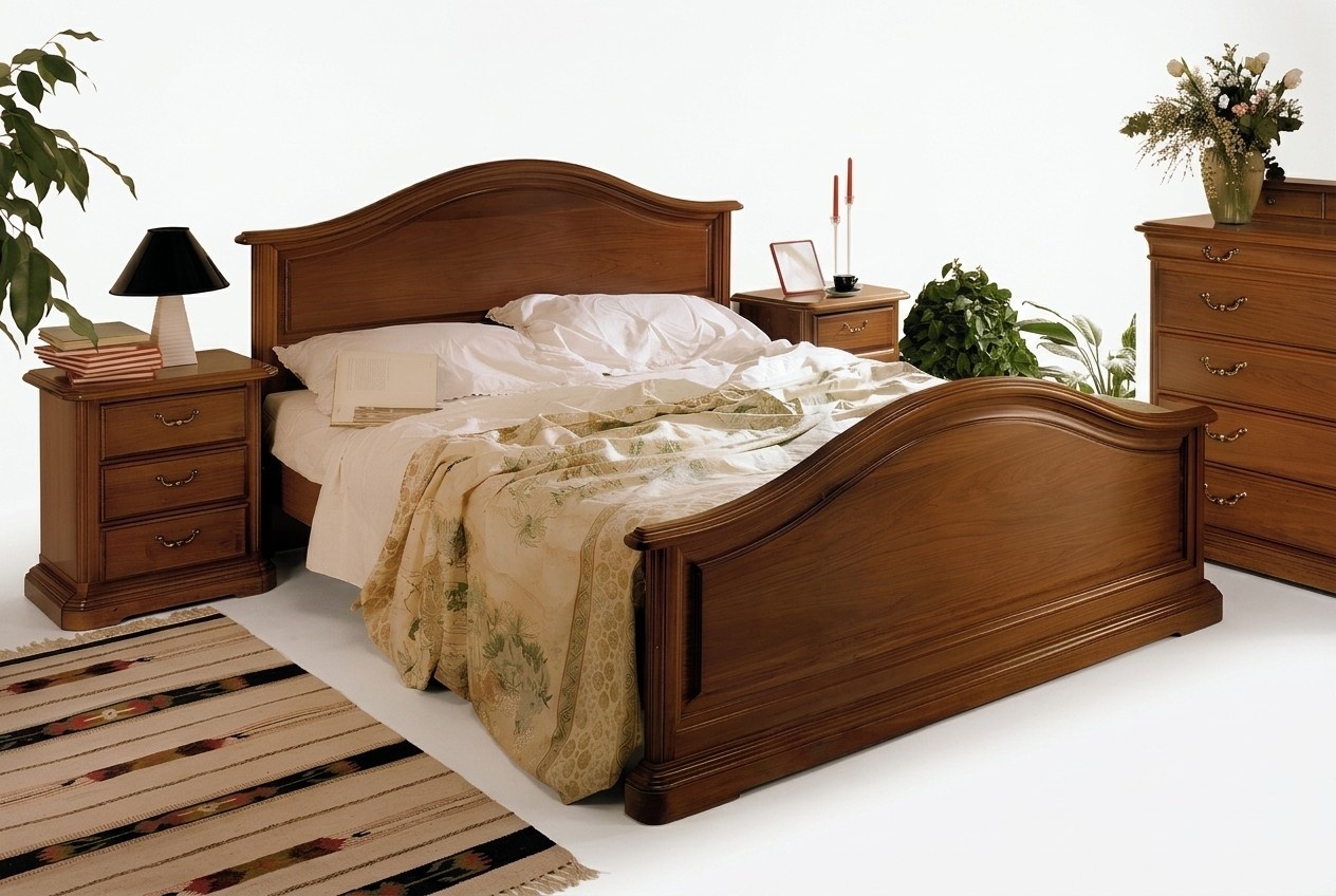 Bett Nachttisch Kleiderschrank Schlafzimmer Kommode Hotel Doppel Set 3tlg.